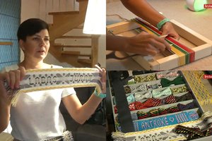 Vilnietė tęsia seną amatą: audžia ir Lietuvoje populiarina juostas