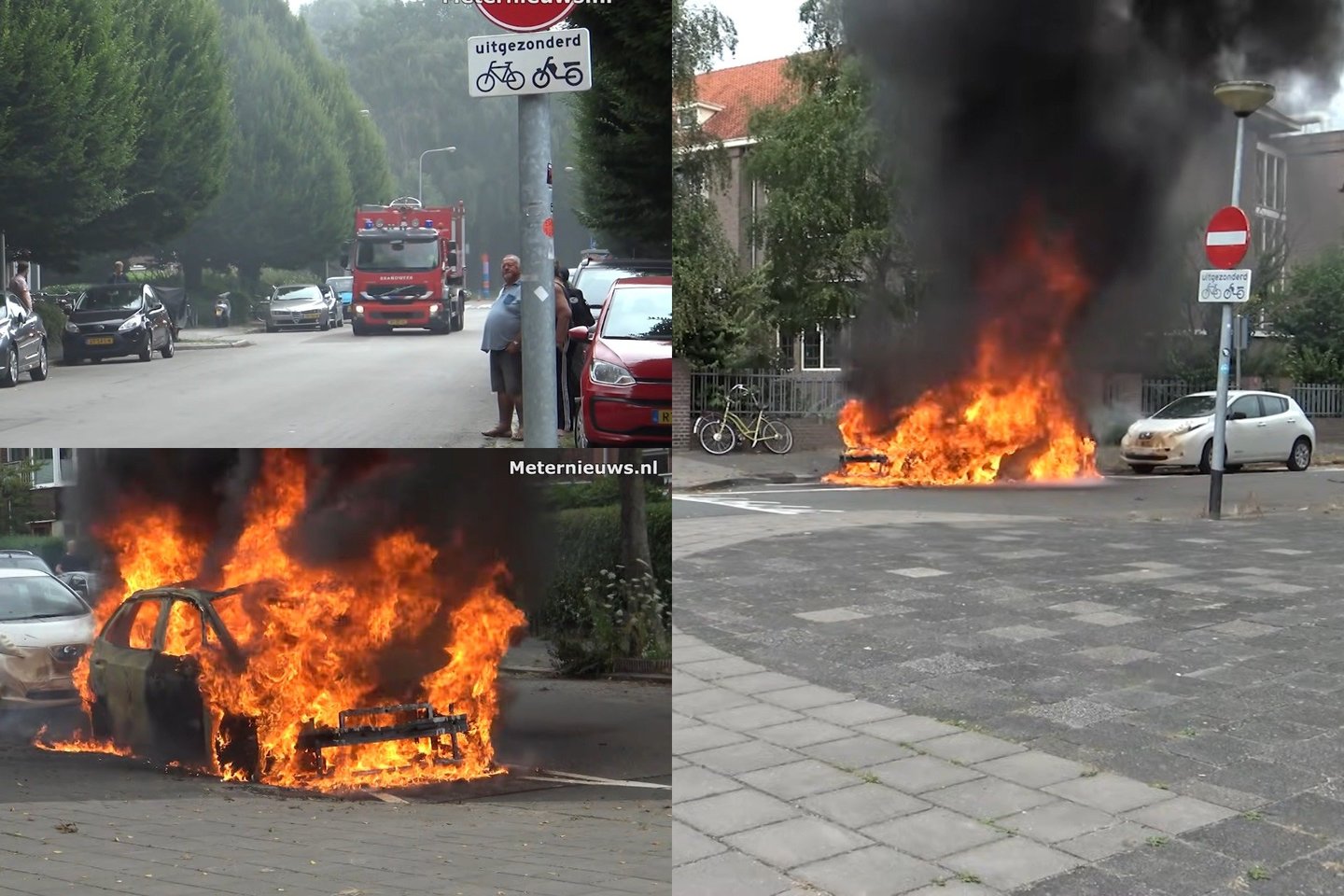 Automobilis sudegė visiškai, nors ugniagesiai pasirodė pakankamai greitai.<br>lrytas.lt fotomontažas