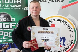 Graplingo federacijos įkūrėjui K. Smirnovui – išskirtinis tarptautinis titulas