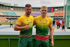 Jaunojo čempiono M. Aleknos treneris M. Jusis: „Geriausias metimas treniruotėse buvo 72 metrai“