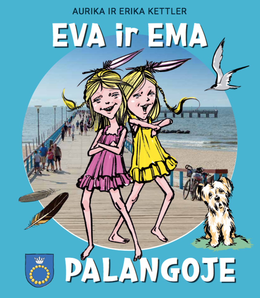 Renginyje pirmą kartą bus pristatyta dvynių konkurso organizatorių, dvynukių Aurikos Merkienės ir Erikos Zabulenienės, pasivadinusių bendru slapyvardžiu Aurika ir Erika Kettler, knyga vaikams „Eva ir Ema Palangoje“.<br>Organizatorių nuotr.