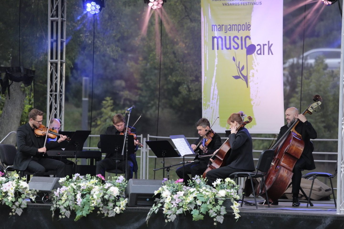 Prasidėjo aštuntasis klasikinės ir džiazo muzikos vasaros festivalis „Marijampolė Music Park“.<br>Organizatorių nuotr.