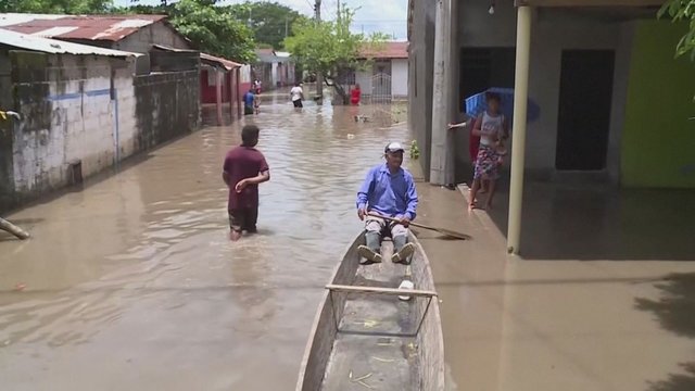 Stiprus lietus pražudė dešimtis Kolumbijos gyventojų: keliai virto upėmis, dalis neteko namų