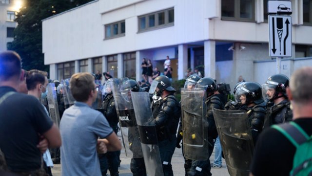Policija pareiškė: prie Seimo ir kitų institucijų nebus galima artintis