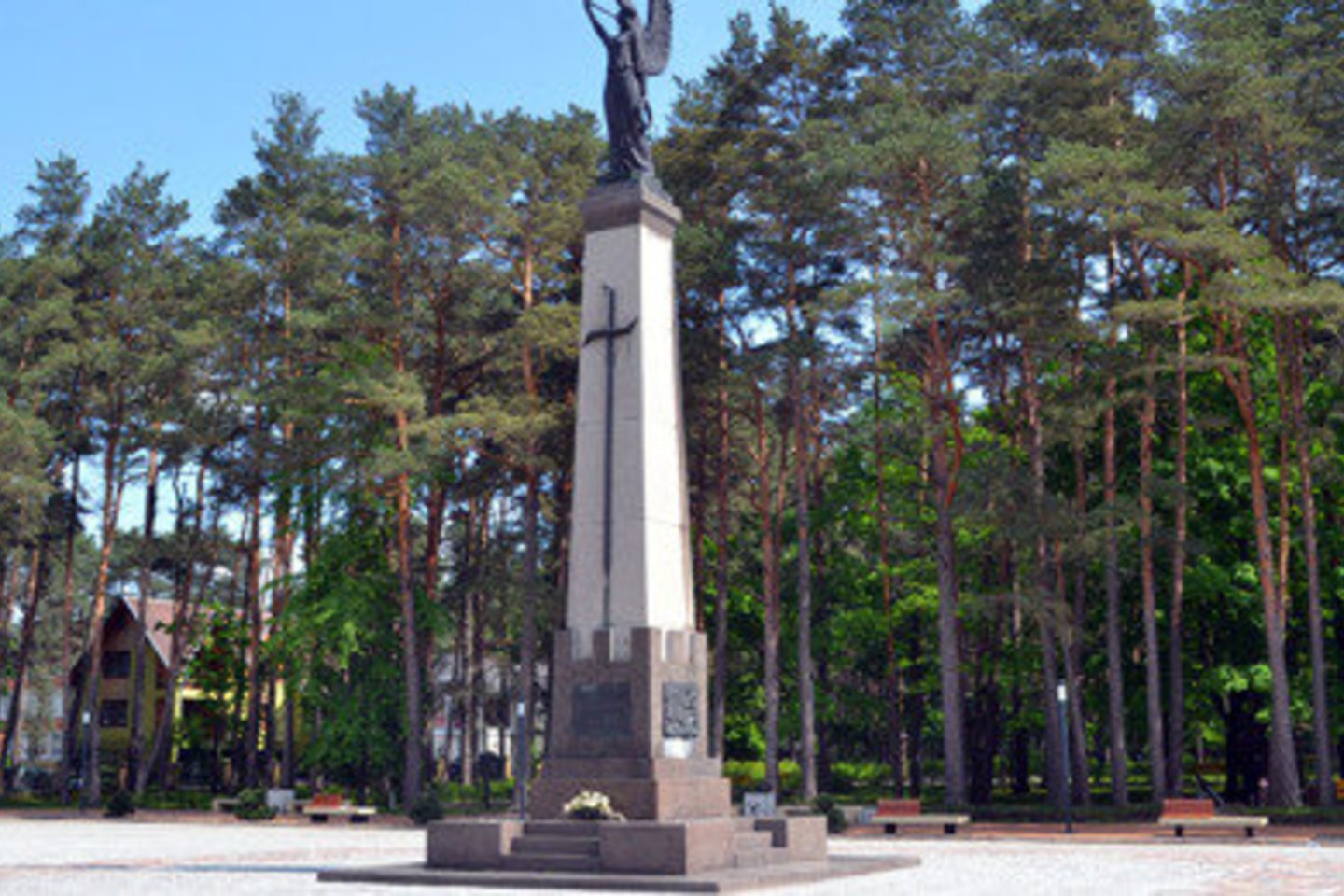  Laisvės statula Alytaus miesto parke.<br> Organizatorių nuotr.