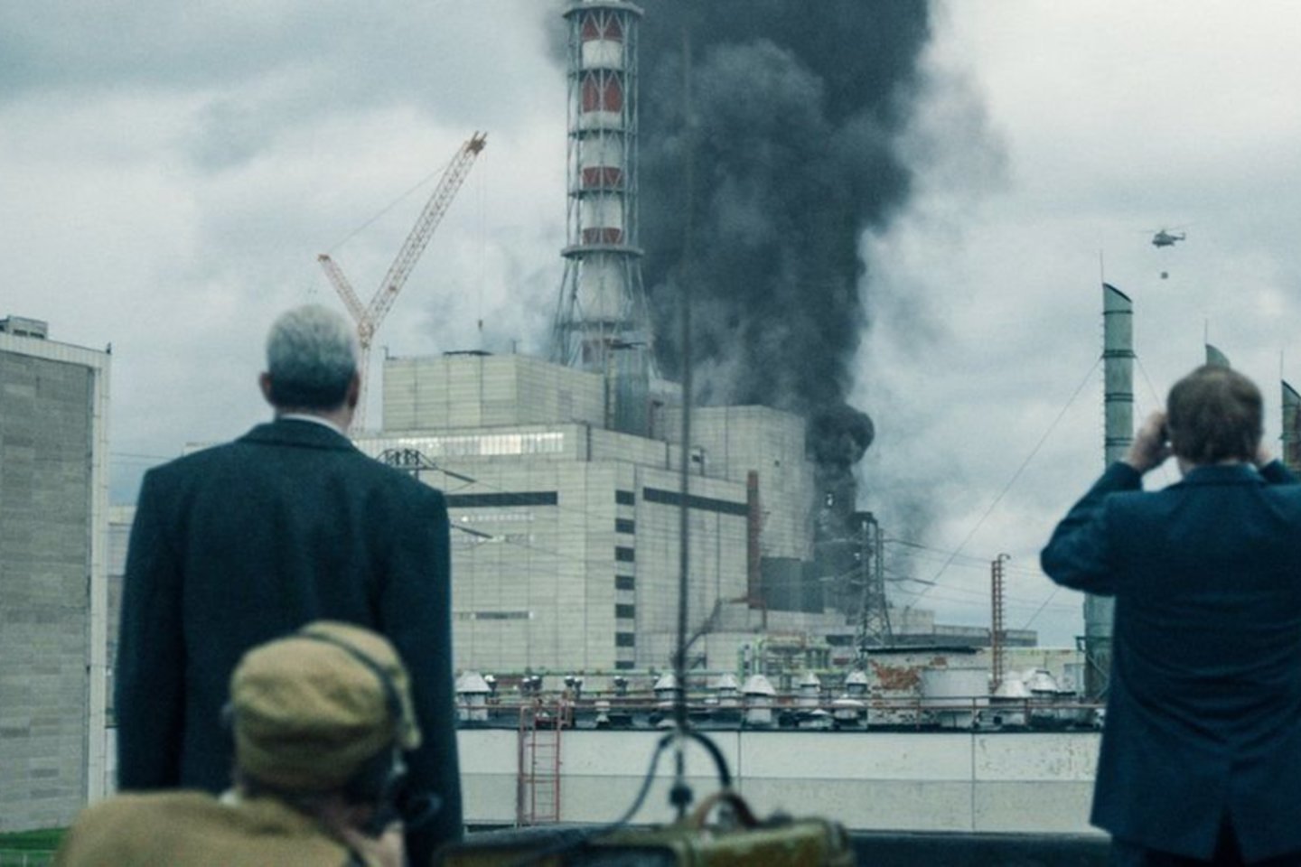Černobylio katastrofa.Filmo kadras.