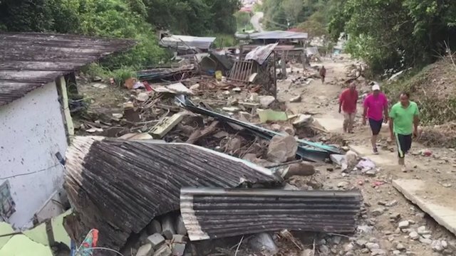 Venesuelos potvyniai nusinešė mažiausiai 20 žmonių gyvybes: dar beveik tiek pat laikomi dingusiais