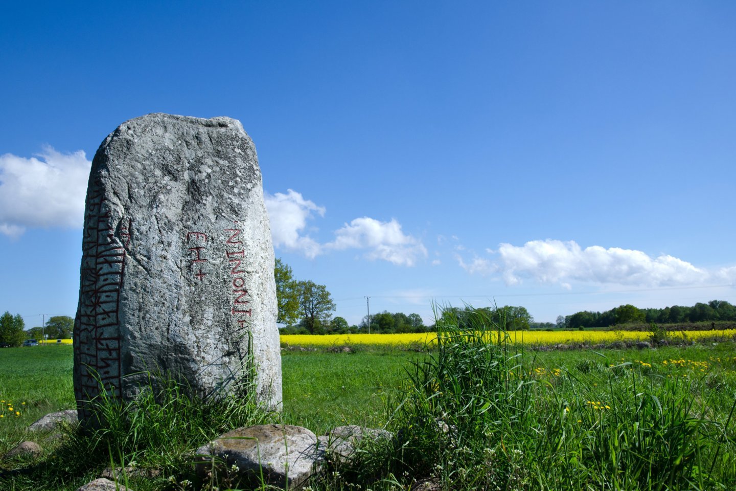  Neatsiejama vikingų kultūros dalis – runų akmenys. Runos buvo naudojamos ir kaip alfabetas, ir maginiais tikslais.<br> 123rf nuotr.