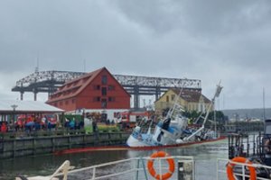 Išpumpavus vandenį paaiškėjo laivo „Ole Willassen“ skendimo priežastis