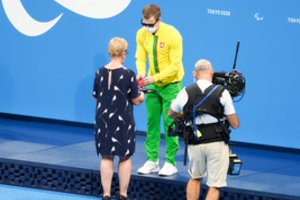 Lietuva jau turi medalį Tokijo paralimpiadoje – plaukikas E. Matakas pasidabino bronza