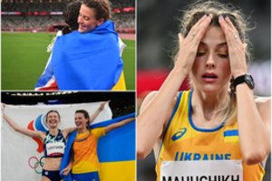 Skandalas sugrįžus iš Tokijo: Ukrainos šuolininkė vadinama išdavike – glėbesčiavosi su Rusijos armijos kapitone Marija Lasickiene