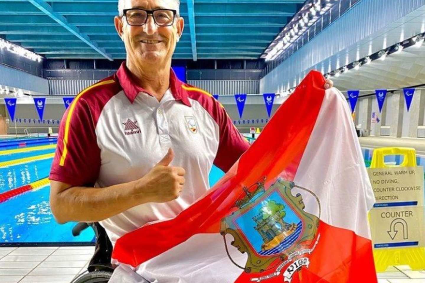 Ispanijos plaukikas 64-erių Sebastianas Rodriguezas Veloso buvo teroristu, žudžiusiu žmones. O dabar jis – parolimpietis.<br> isntagram.com nuotr.