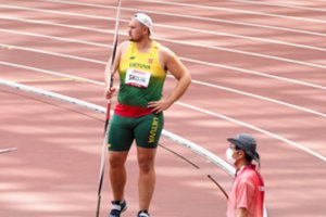 Tokijo žaidynėse debiutavęs Andrius Skuja ieties metimo rungtyje užėmė devintą vietą