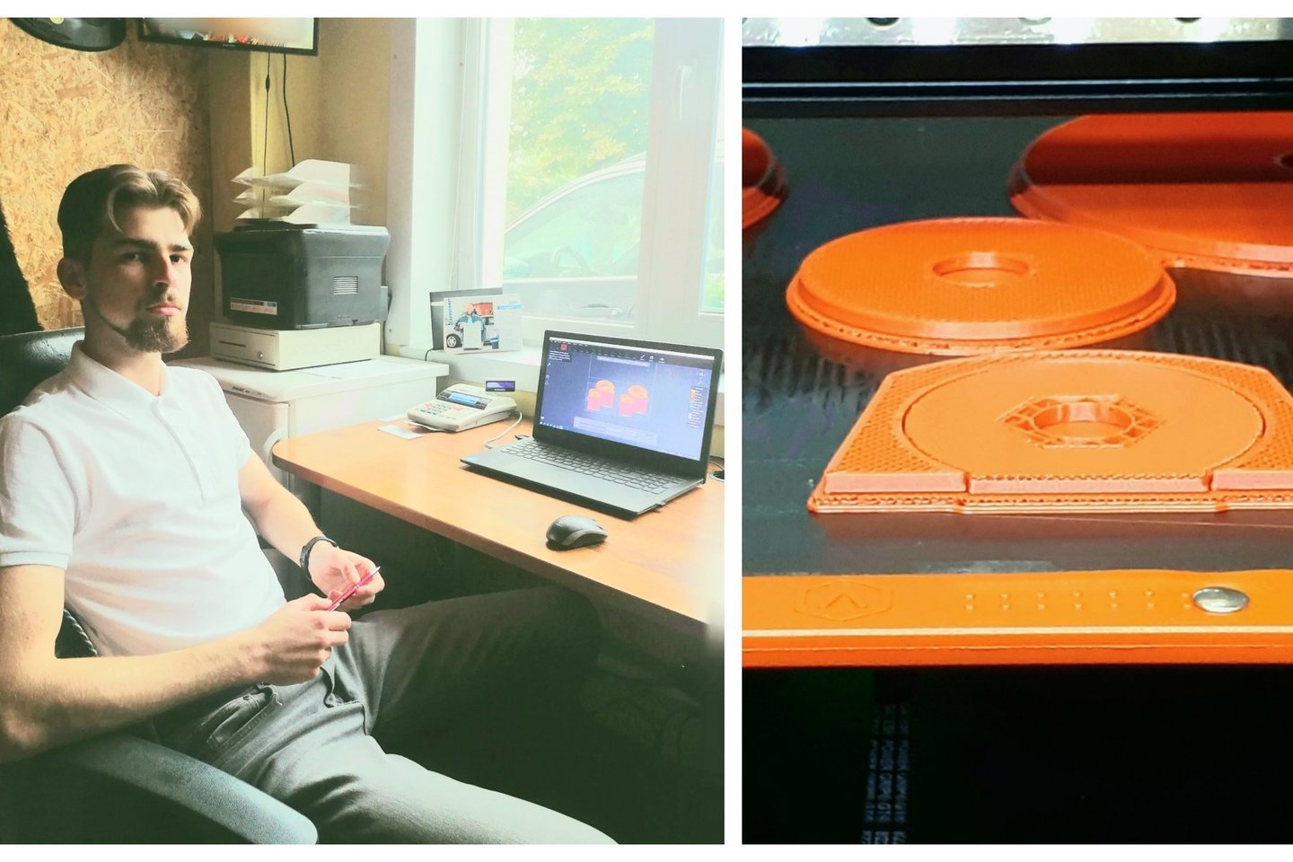  M.Baležentis – vienas jauniausių verslininkų startuolių Dzūkijos sostinėje.<br>dzukijosveidas.lt nuotr.