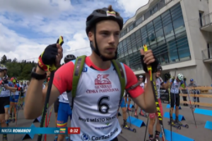 Lietuvos biatlonininką N. Romanovą nuo medalio vasaros pasaulio čempionate skyrė tik vienas šūvis