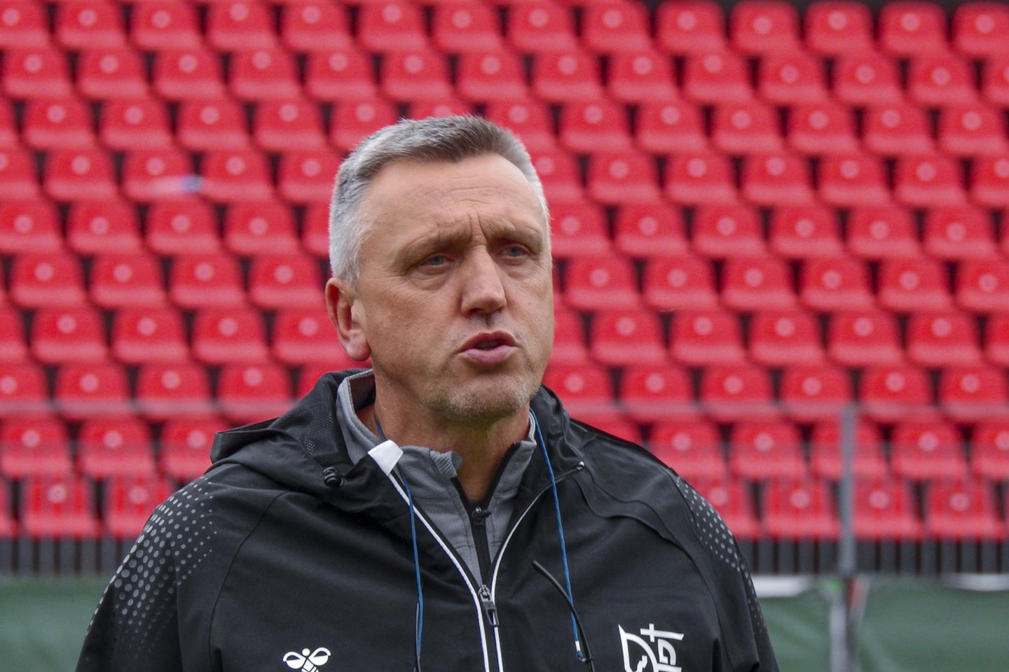  Lietuvos futbolo rinktinės treneris Valdas Ivanauskas<br> V.Ščiavinsko nuotr.
