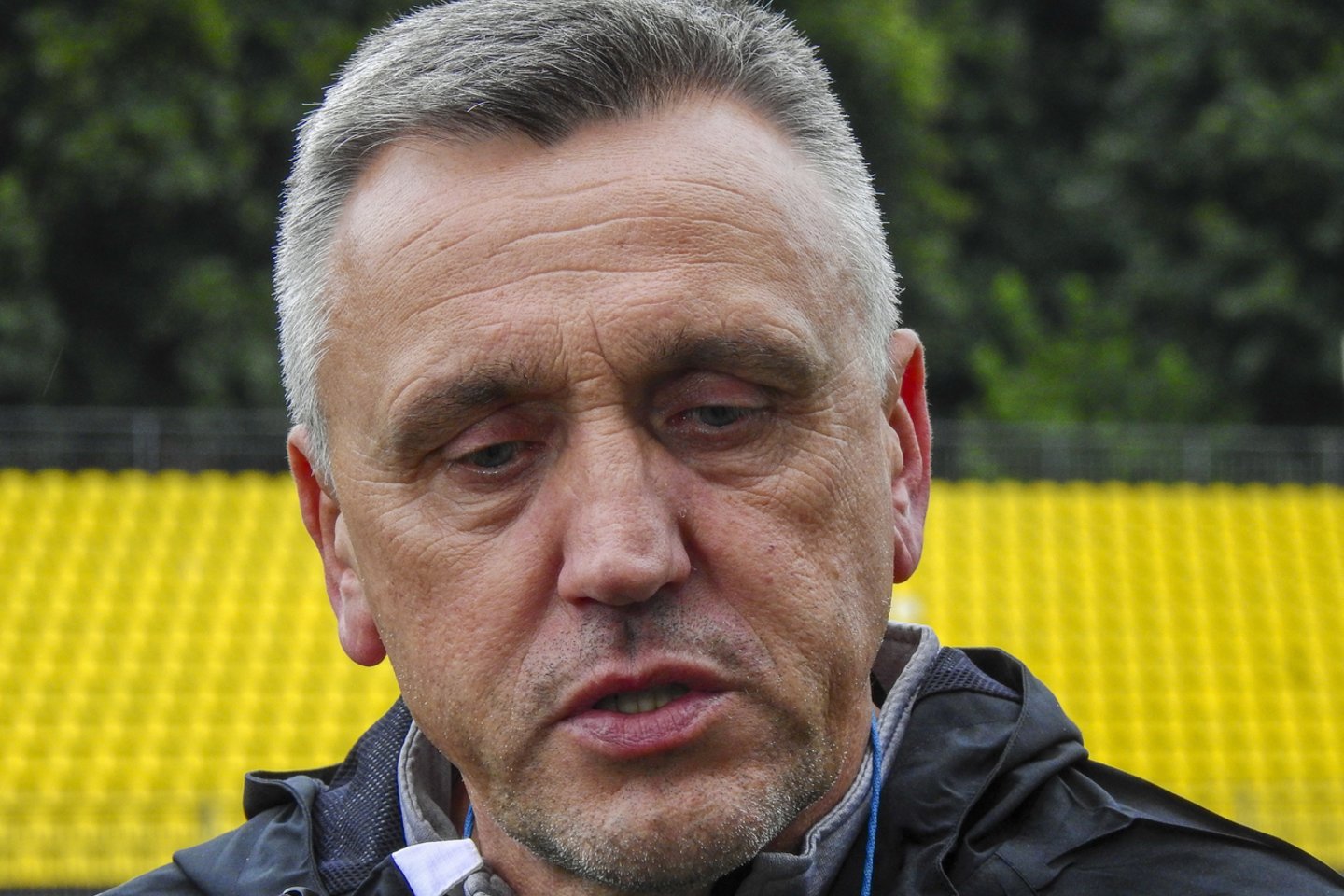 Lietuvos futbolo rinktinės treneris Valdas Ivanauskas<br> V.Ščiavinsko nuotr.