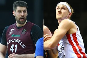 Kontrolinėse rungtynėse – karštas Ž. Skučo ir D. Gagičiaus konfliktas: teisėjai nusprendė nutraukti dvikovą