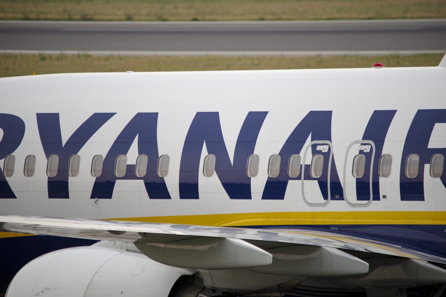 „Ryanair“ lėktuvas neplanuotai nusileido Kaune.<br>V.Ščiavinsko asociatyvi nuotr.