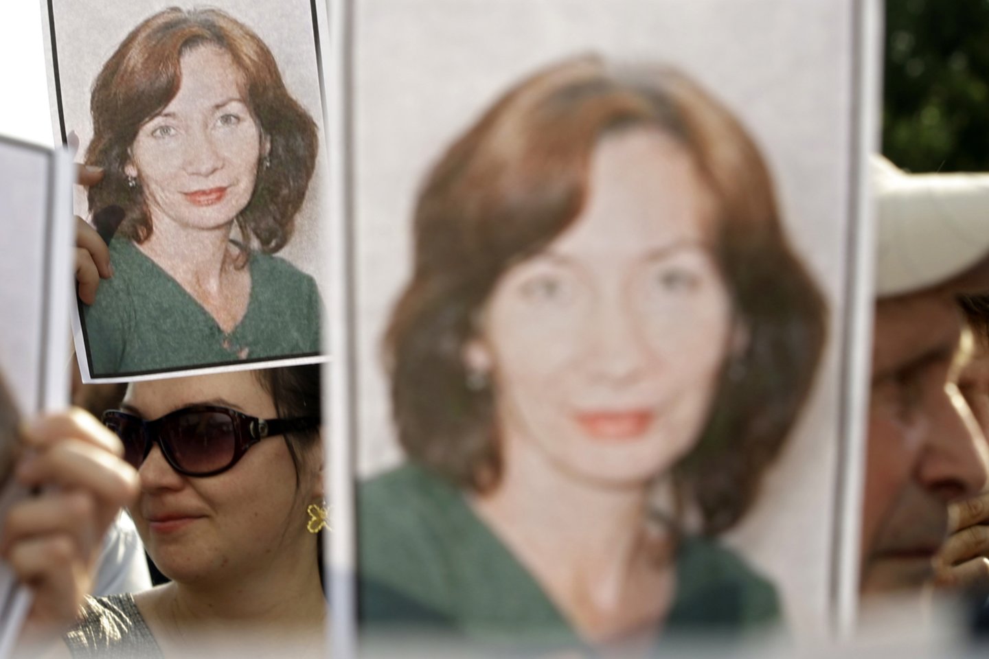 N. Estemirova vadovavo garsiausios Rusijos žmogaus teisių organizacijos „Memorial“ padaliniui Čečėnijoje.<br>AP/Scanpix nuotr.