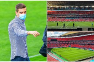 „Euro 2020“ dirbęs A. Popiera išnaršė visus Vemblio stadiono užkampius