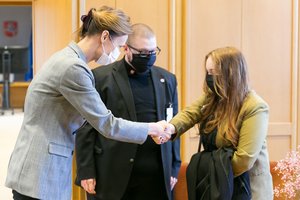 Eitynių Kaune organizatoriai V. Čmilytei-Nielsen pateikė savo reikalavimus: tarp jų – galimybė įsivaikinti, pasikeisti lytį