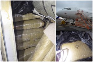Iš Bulgarijos į Vilnių atskridusiame lėktuve rasta 10 kg hašišo