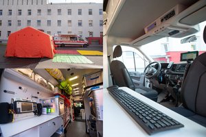 Kaunas įsigijo masinių nelaimių automobilį – jame yra net pripučiama palapinė