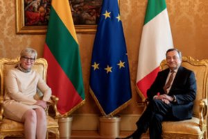 I. Šimonytė su Italijos premjeru aptarė neteisėtą migraciją, situaciją kaimynystėje