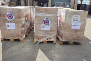 Lietuva gavo humanitarinės pagalbos siuntą iš Portugalijos