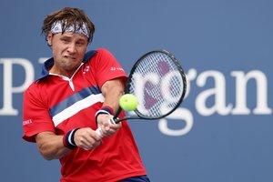 R. Berankis pergalingai pradėjo „US Open“ teniso turnyro dvejetų kovas