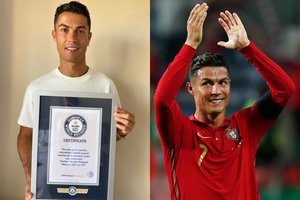 Į futbolo istoriją patekęs Cristiano Ronaldo gavo pasaulio Gineso rekordų sertifikatą