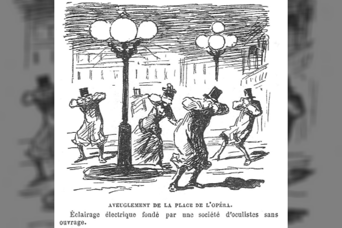  Elektros grėsmės., XIX a. pieš.