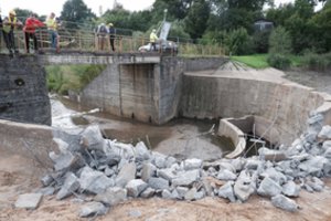 Griaunama Salantų užtvanka: žuvims atsivers 46 km upės ir jos intakų 