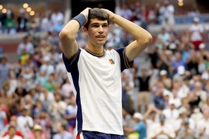 18-mečio pasaka „US Open“ teniso turnyre: įveikė S. Tsitsipą ir prasibrovė į neeilinį sąrašą