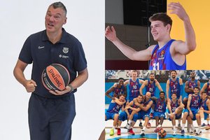 „Barcelona“ klube „praūžė“ fotosesijos diena: prieš objektyvą pozavo Šaras ir R. Jokubaitis