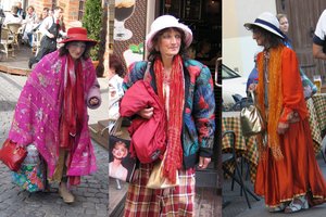 Mirė praeivių žvilgsnius Vilniaus gatvėse kausčiusi ekstravagantiškoji Rožytė