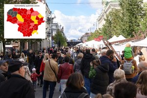 COVID-19 žemėlapyje atsivėrė juodoji skylė – „prarijo“ jau 7 savivaldybes