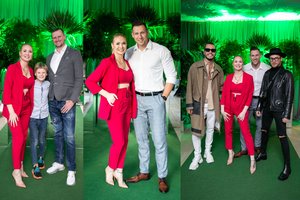 Privačioje N. Bunkės ir E. Eidėjaus šventėje – būrys artimiausių draugų linkėjo šeimos pagausėjimo