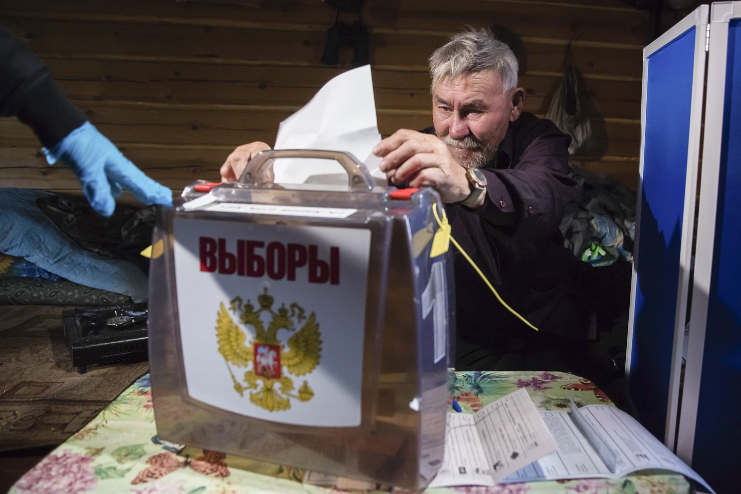  Išankstiniai rinkimai Rusijoje.<br> TASS/Scanpix nuotr.