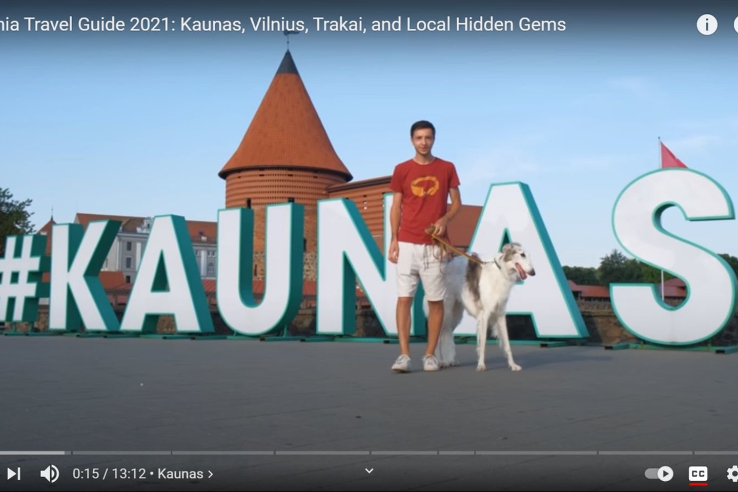 Kadras iš „Dream Team Travel“ sukurto filmuko apie Kauną.<br> Asmeninio archyvo nuotr.