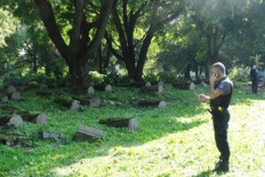 Vandalai nusiaubė žydų kapines Kaune, kapavietėse ieškojo aukso dirbinių 