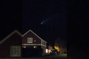 Lrytas.lt skaitytojas užfiksavo įsimintiną vaizdą danguje