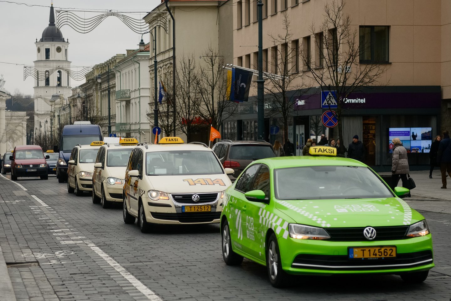 „Uber“ nurodyta atlyginti žalą taksi vairuotojams Prancūzijoje.<br>J.Stacevičiaus nuotr.