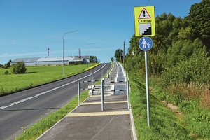 Ketvirtį milijono eurų kainavęs dviračių takas išgarsės visoje Lietuvoje: ar jūs tokiu važiuotumėte?