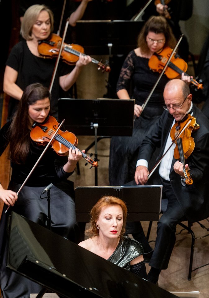  Filharmonijos koncerto „Dedikacija Rugsėjo 11-osios aukoms“ akimirkos.<br> D.Matvejevo nuotr.