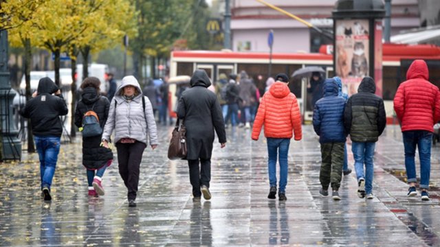 Artinasi tikras ruduo: dalyje Lietuvos laukia lietus bei perkūnija