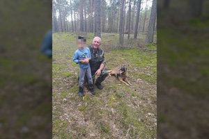 Druskininkų užkardoje tarnaujantis belgų aviganis Goras surado dingusį aštuonmetį