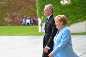 G. Nausėda Vokietijoje susitiks su kanclere A. Merkel