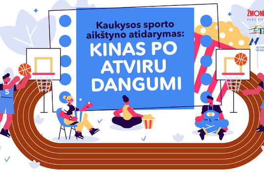 Vilnius atveria naują sporto aikštyną Paplaujoje: kviečiame atidaryme stebėti kino filmą